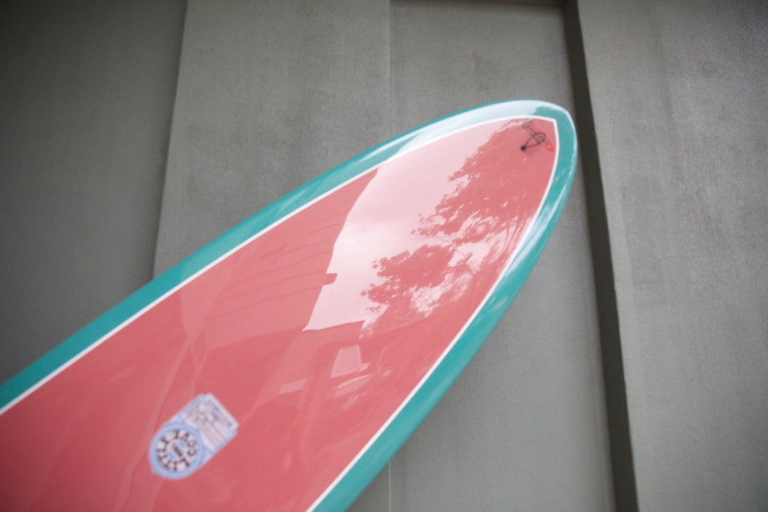 9'6 Watermelon Little Cove with black pin stripe