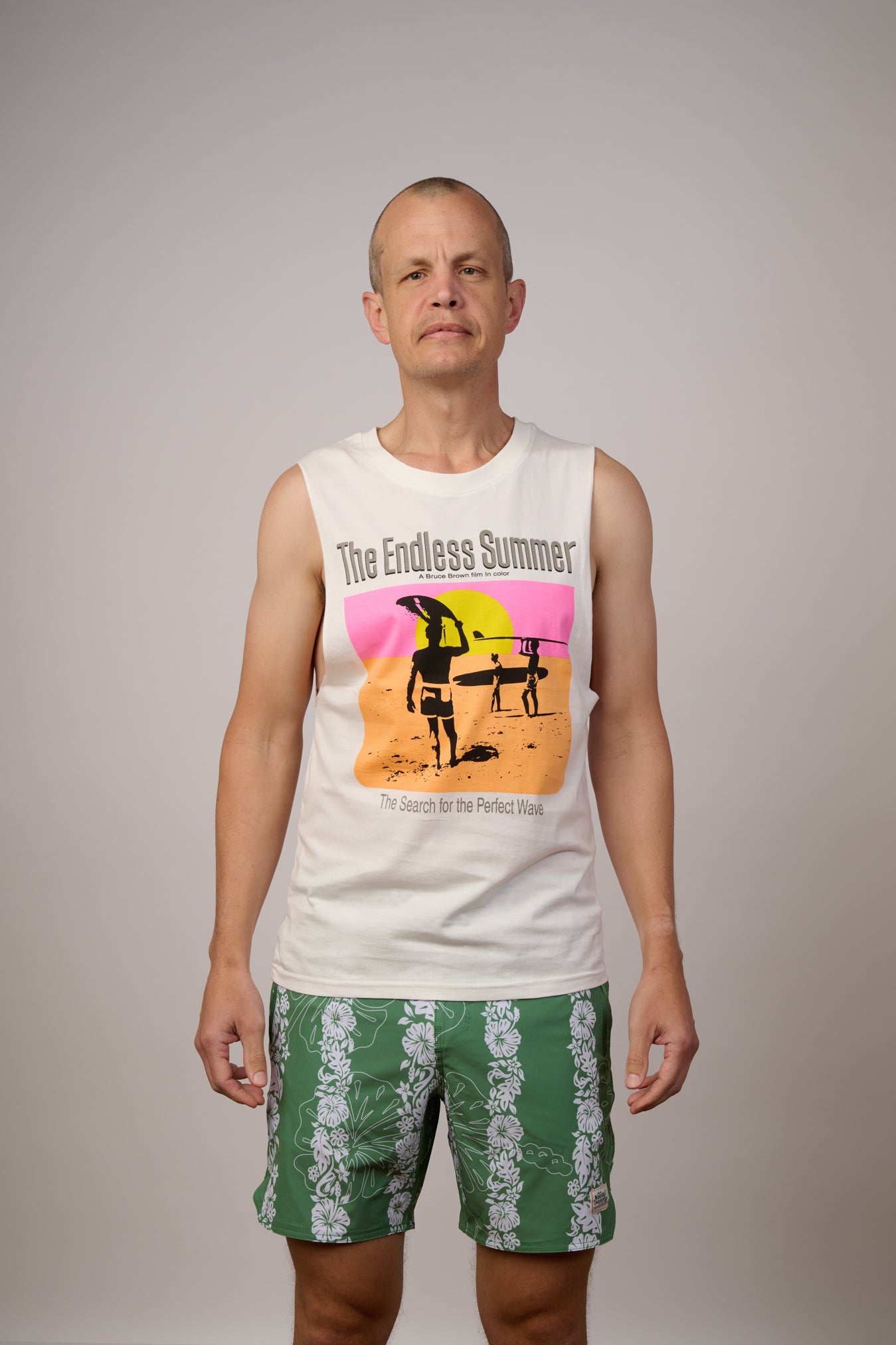 Bruce Brown Endless Summer Muscle Tee Neon