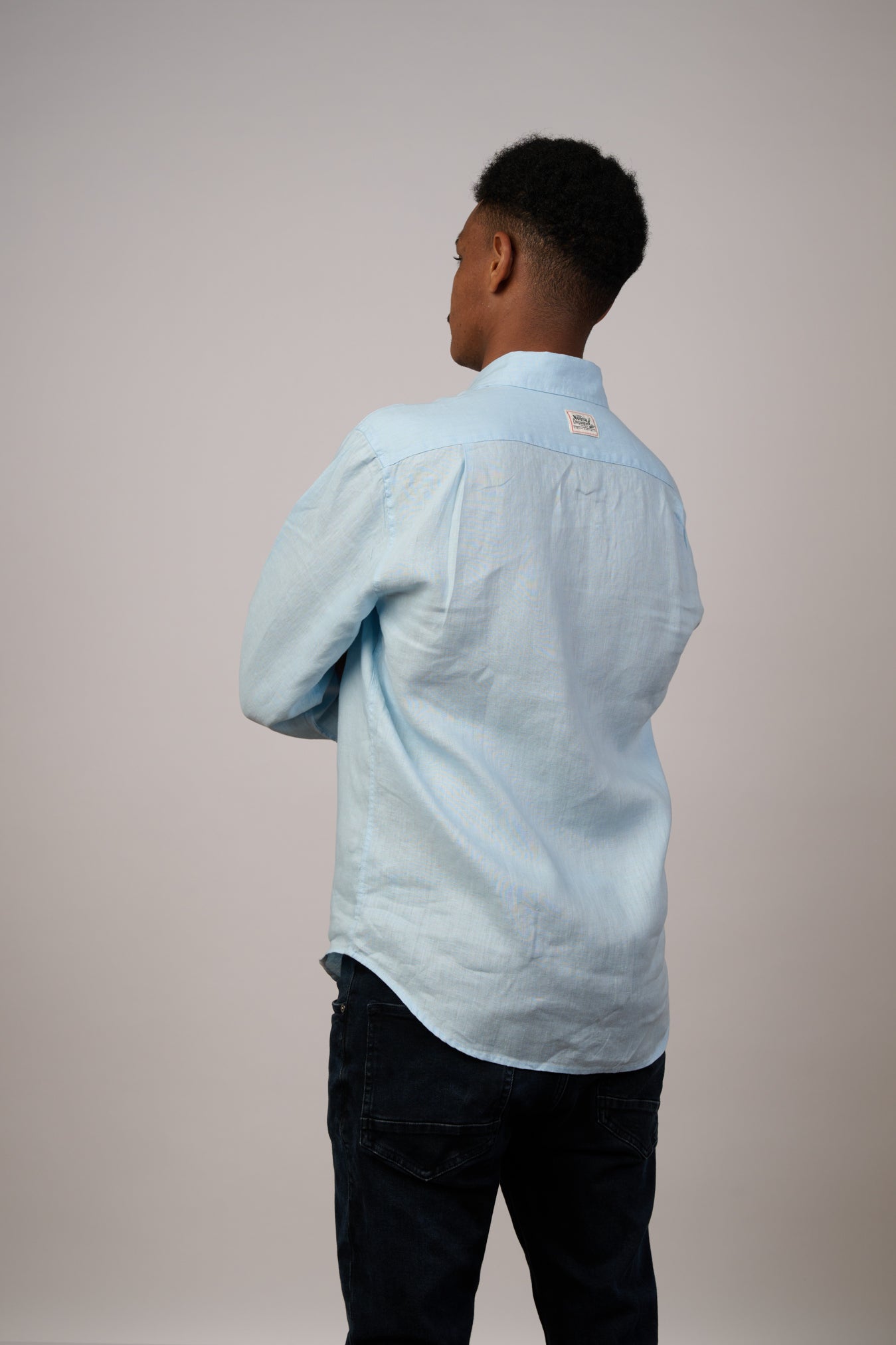 NL Linen Shirt Light Blue