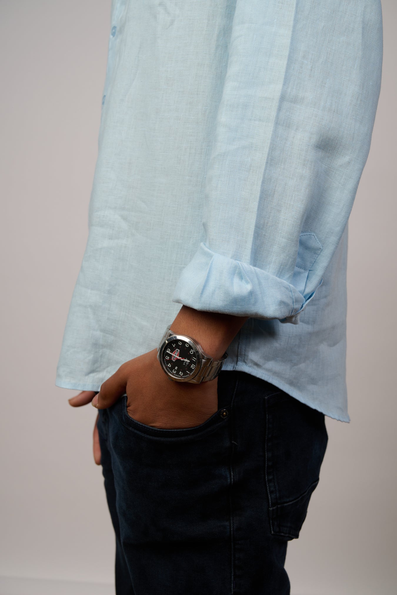 NL Linen Shirt Light Blue