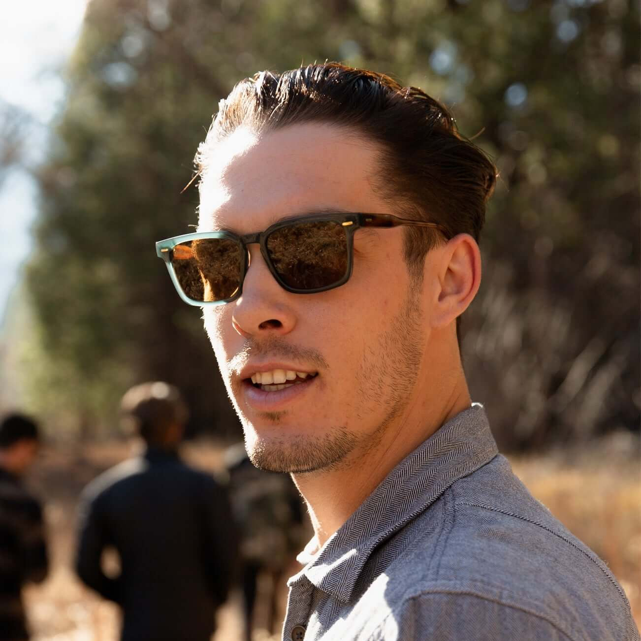 Raen Adin Recycled Black Dark Smoke Polarized 54