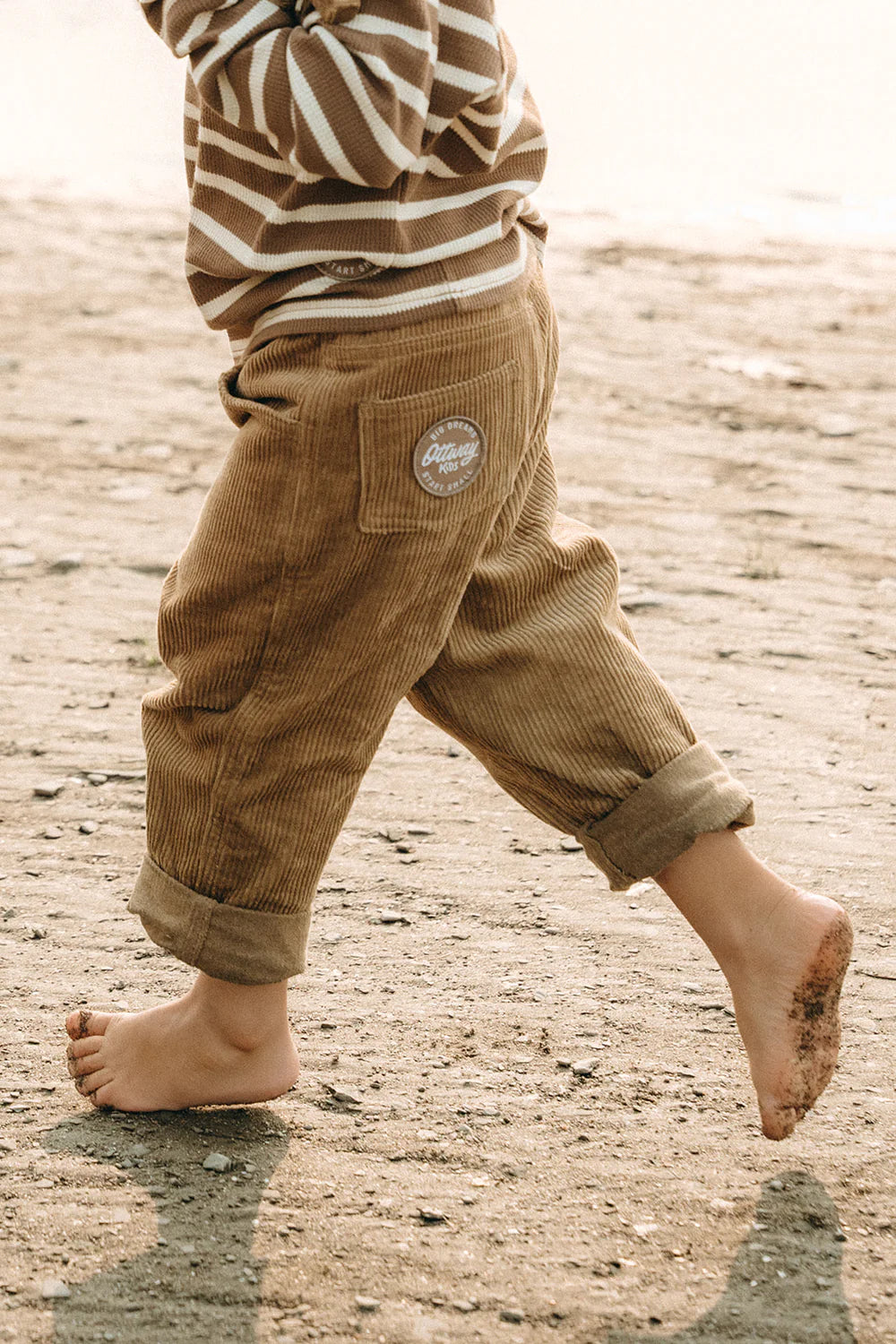 Ottway - Dayton Unisex Brown Cord Kids Pants
