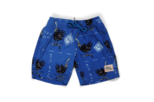Kids Scrub Club Swim Shorts Blue