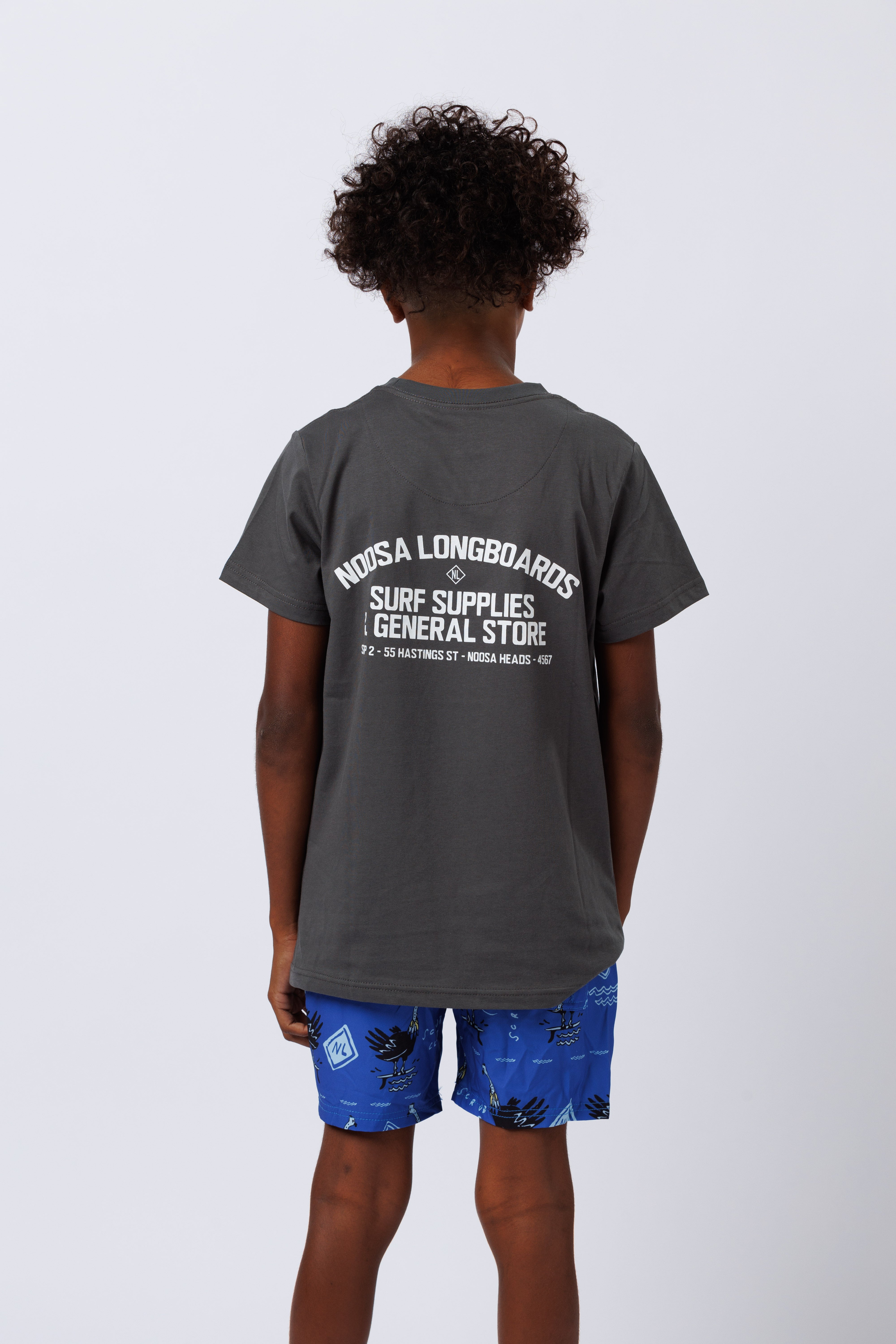 Kids Scrub Club Swim Shorts Blue