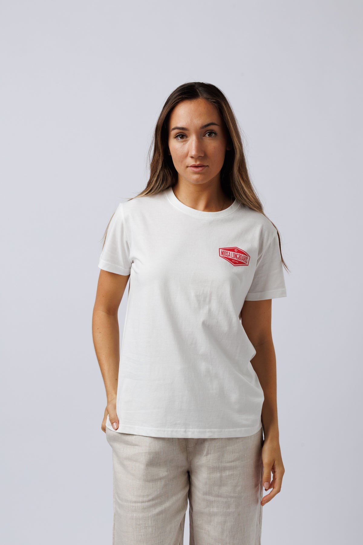NL Womens Surf Wax Tee White