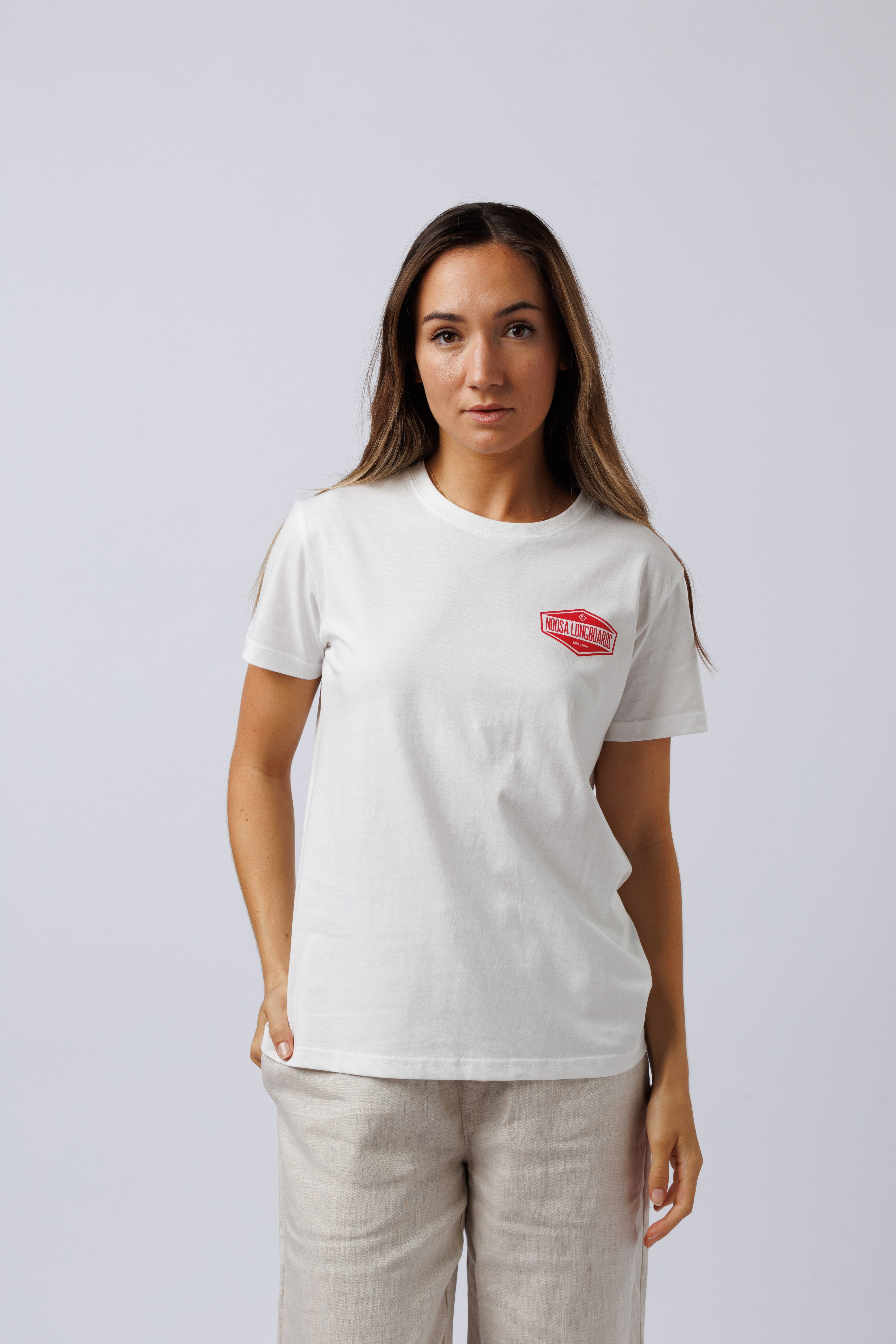 NL Womens Surf Wax Tee White