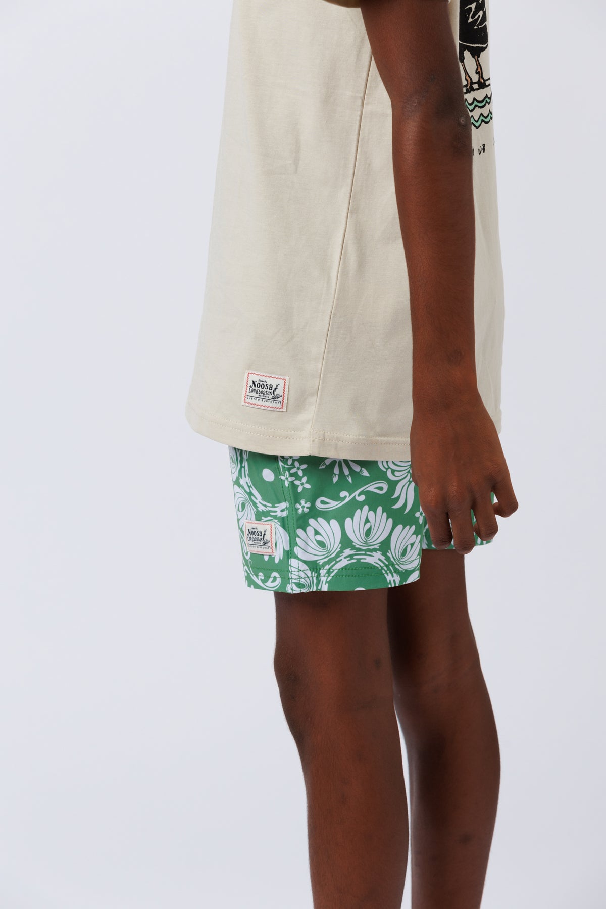 NL Kids Pareo Swim Shorts Green & Blue