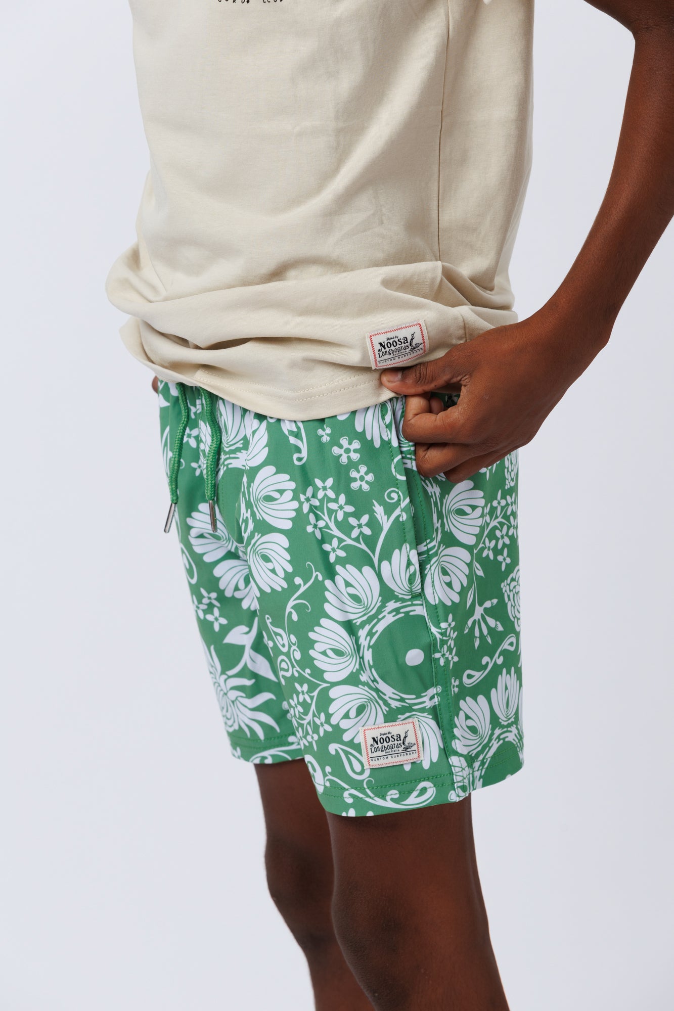 NL Kids Pareo Swim Shorts Green & Blue