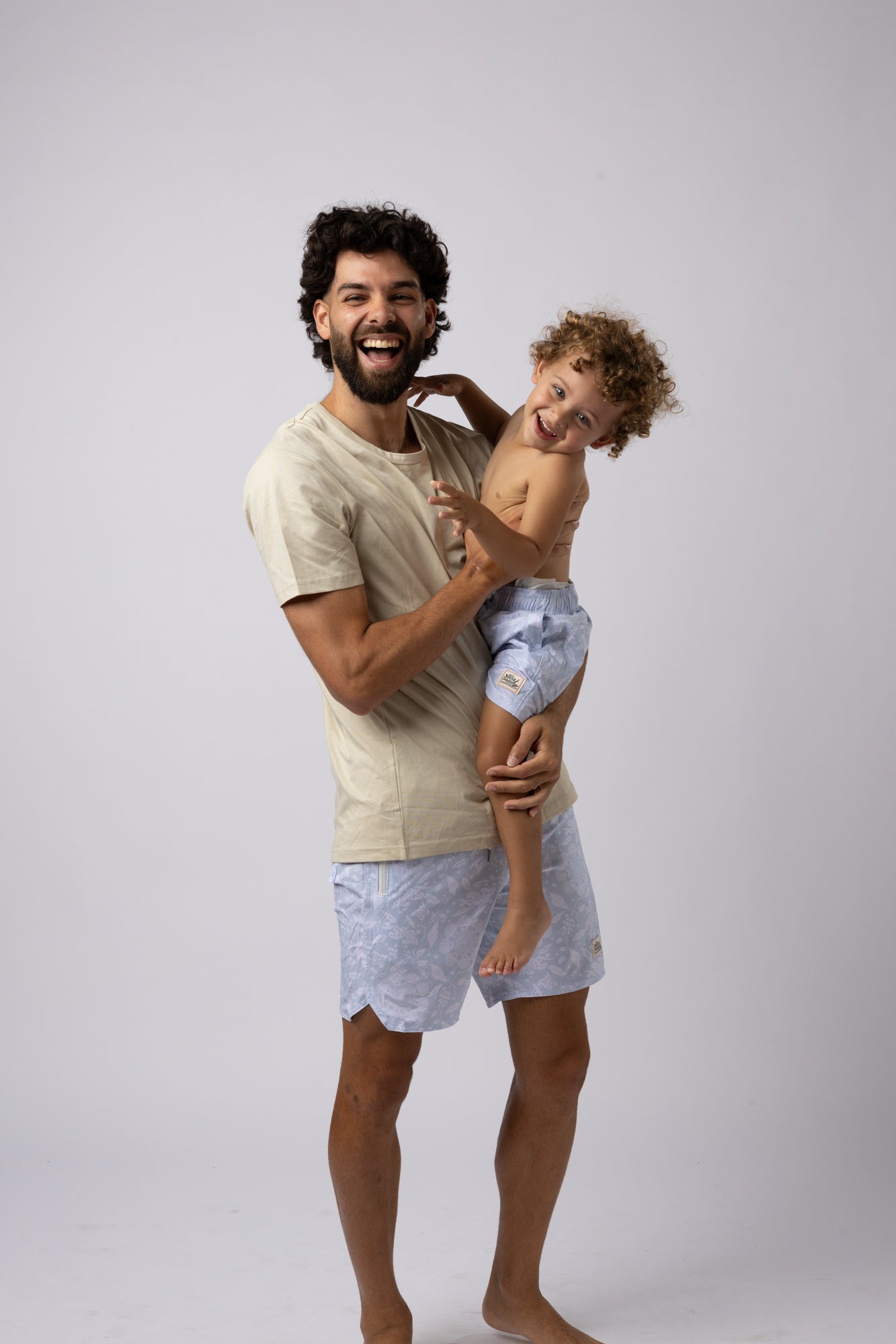 Kids Little Cove Swim Shorts Light Blue