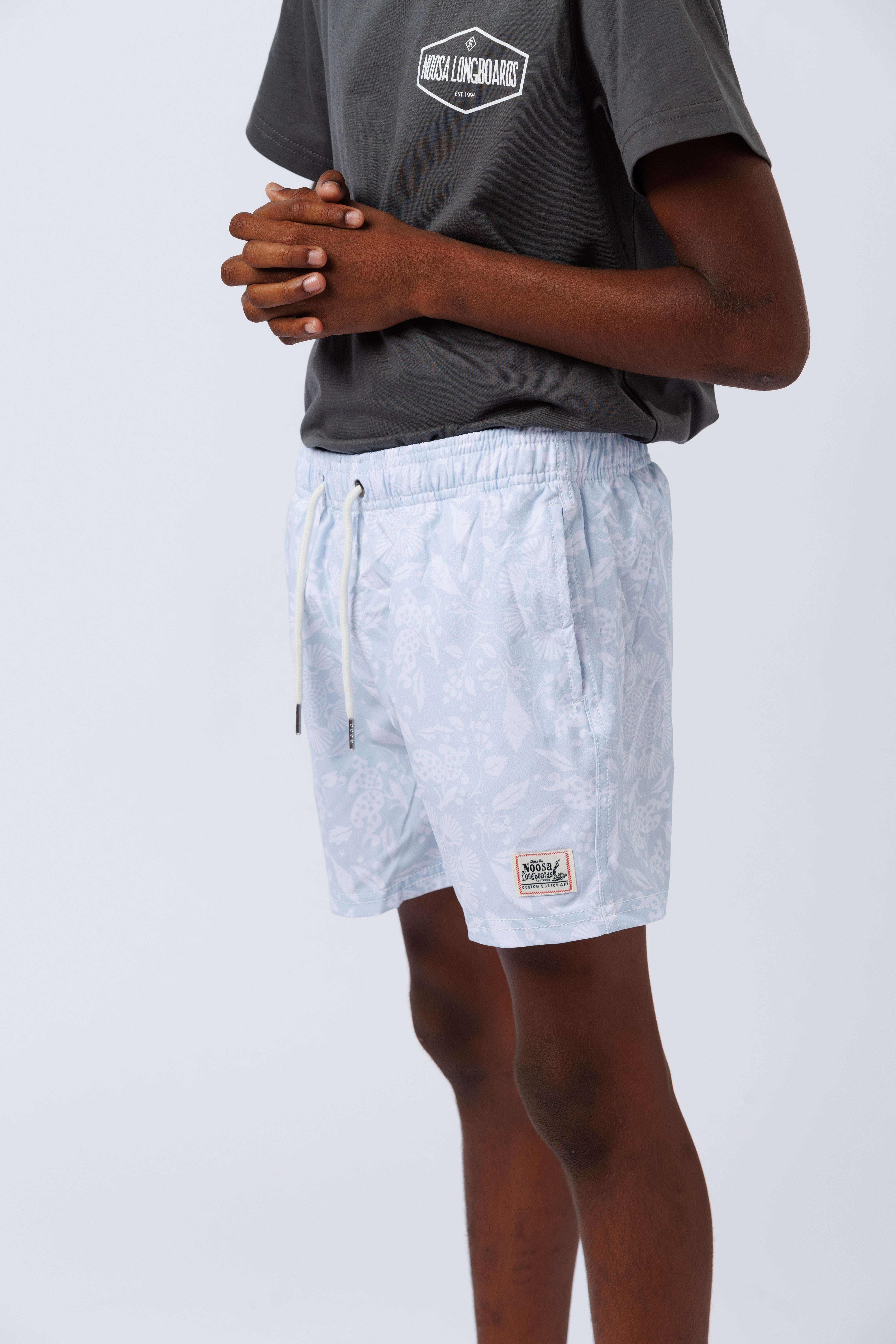 Kids Little Cove Swim Shorts Light Blue