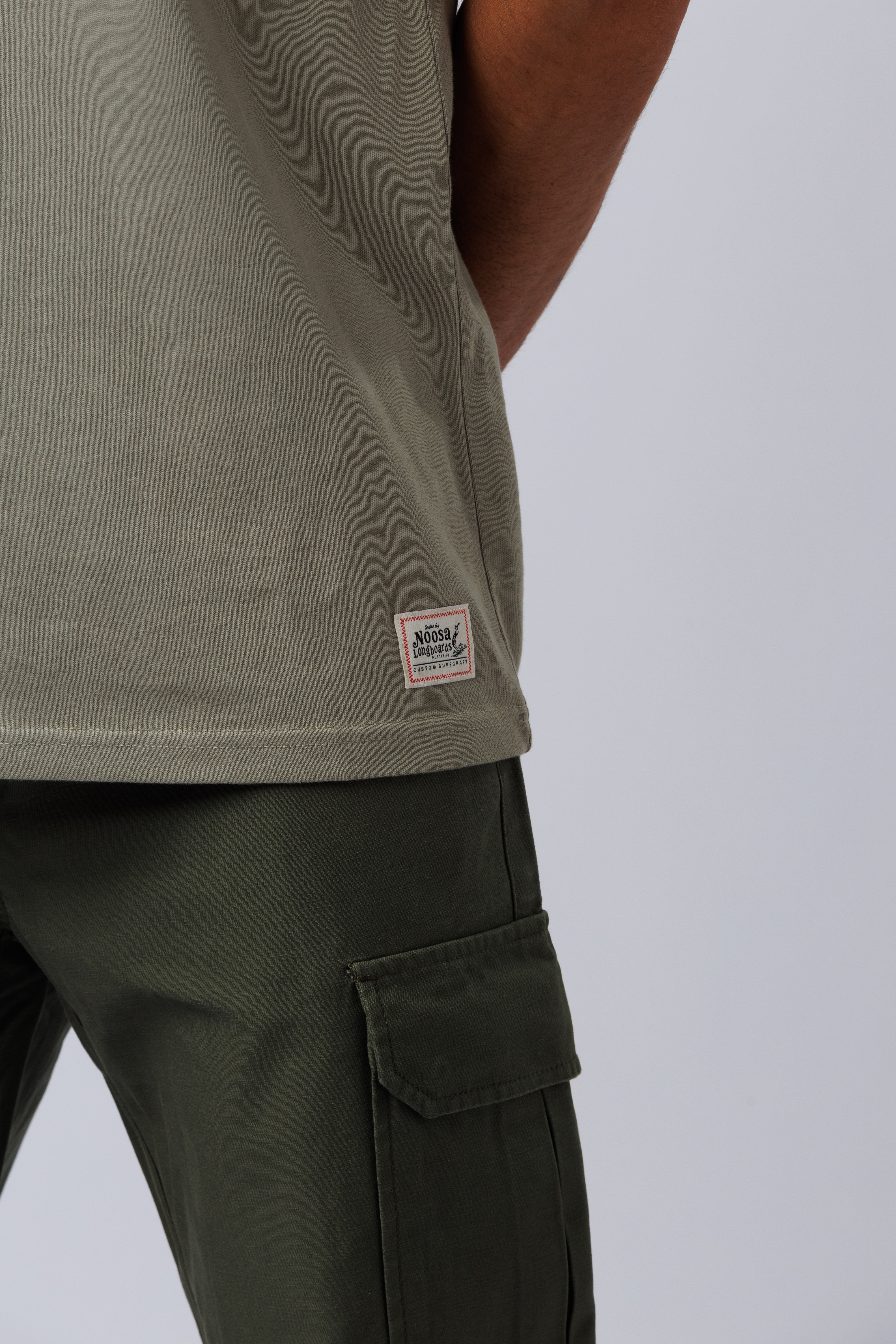 NL Oversized Tee Eucalyptus