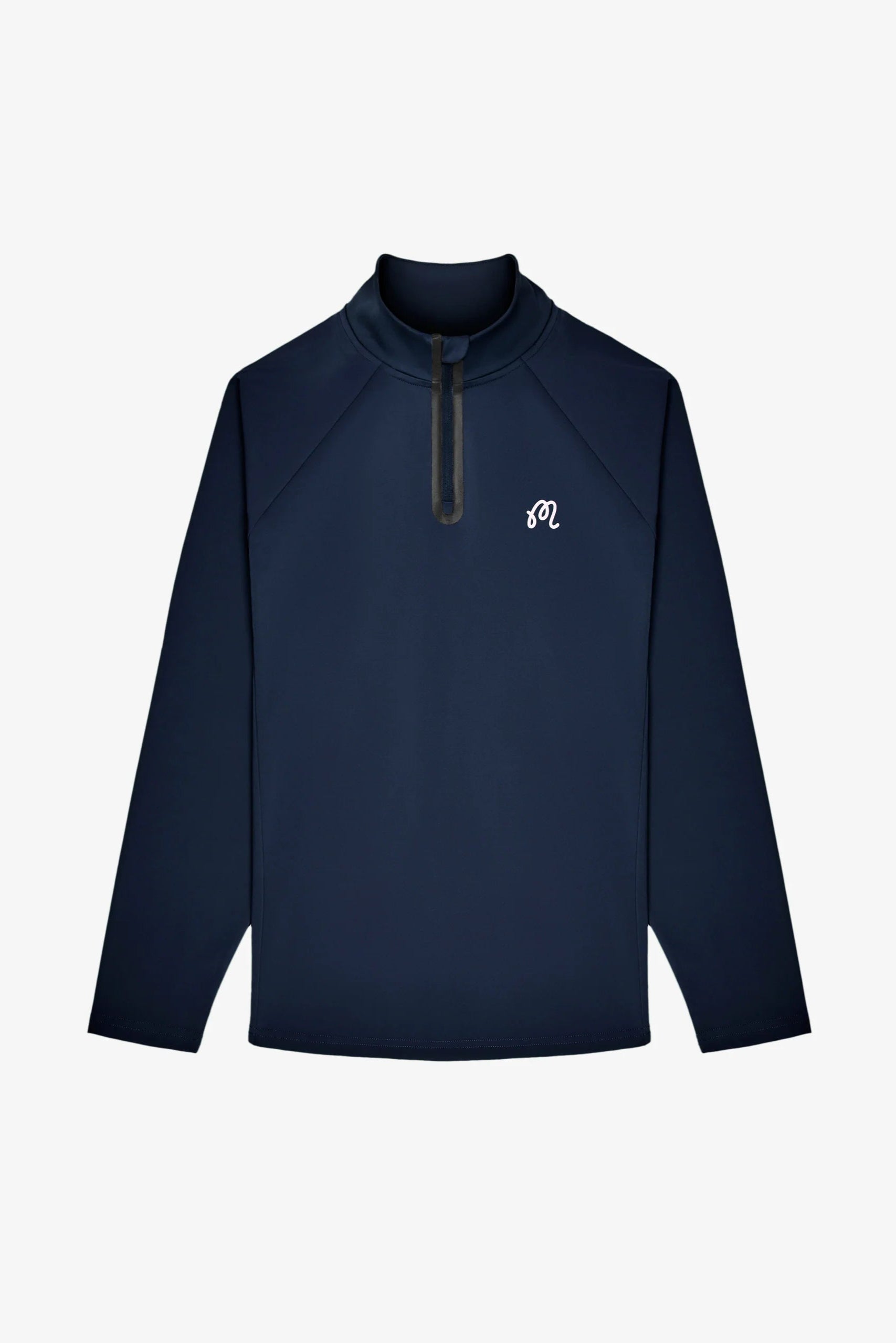 Malbon Performance Raglan Quarter Zip - Navy