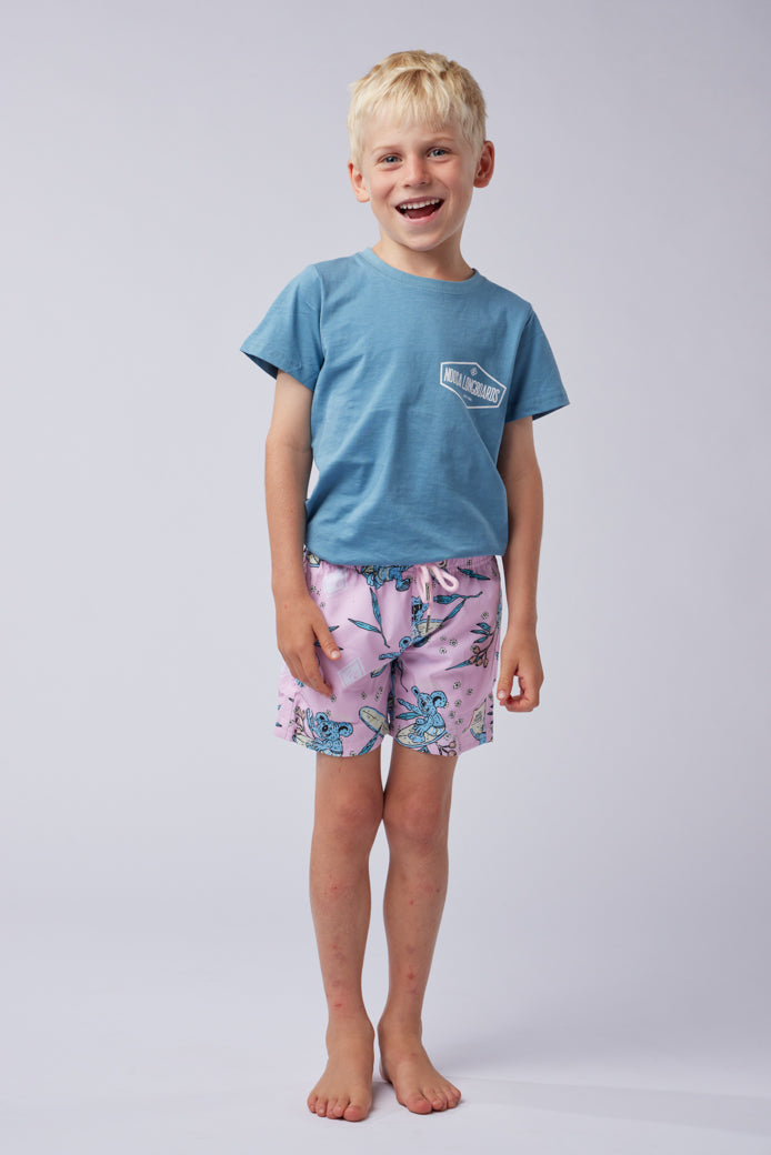 NL Kids Koala Swim Shorts Pink