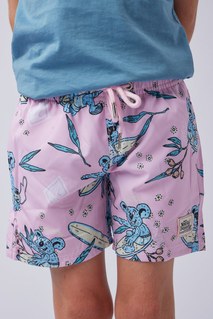 NL Kids Koala Swim Shorts Pink