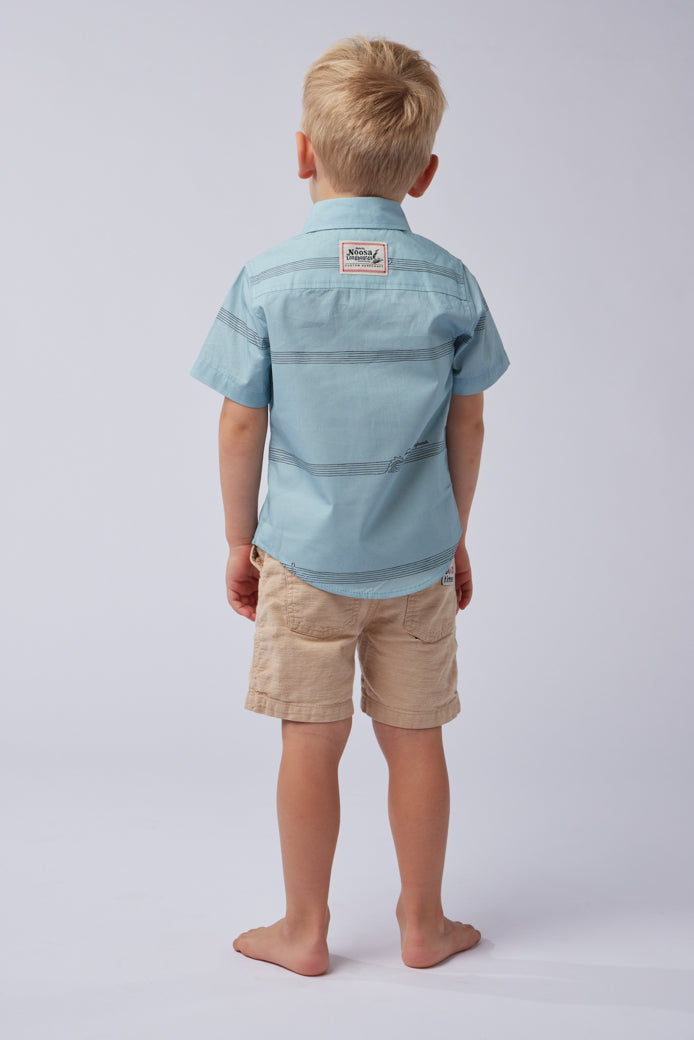 NL Kids Surf Lines Button up shirt