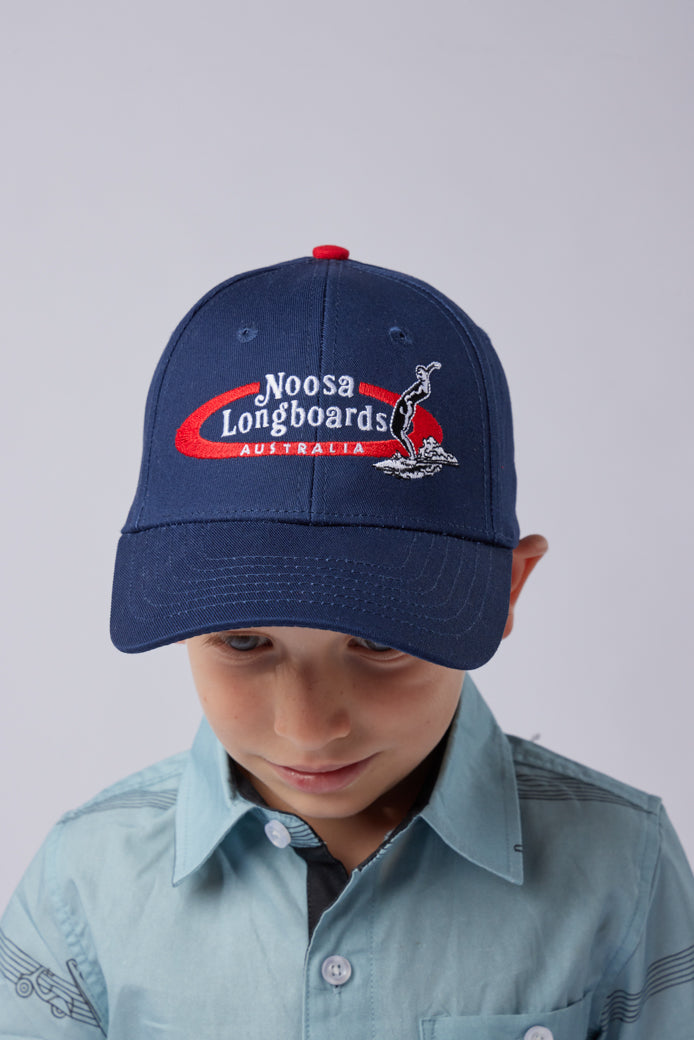 Kids Noosa Longboards Baseball Cap - Navy
