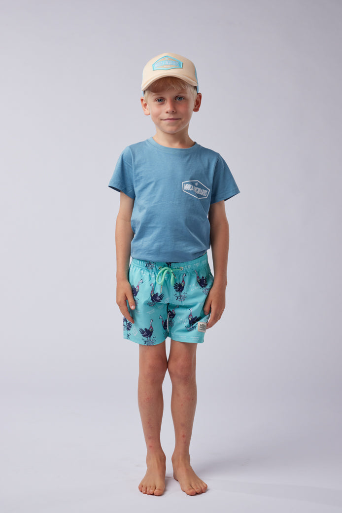 NL Kids Scrub Club Swim Shorts Teal