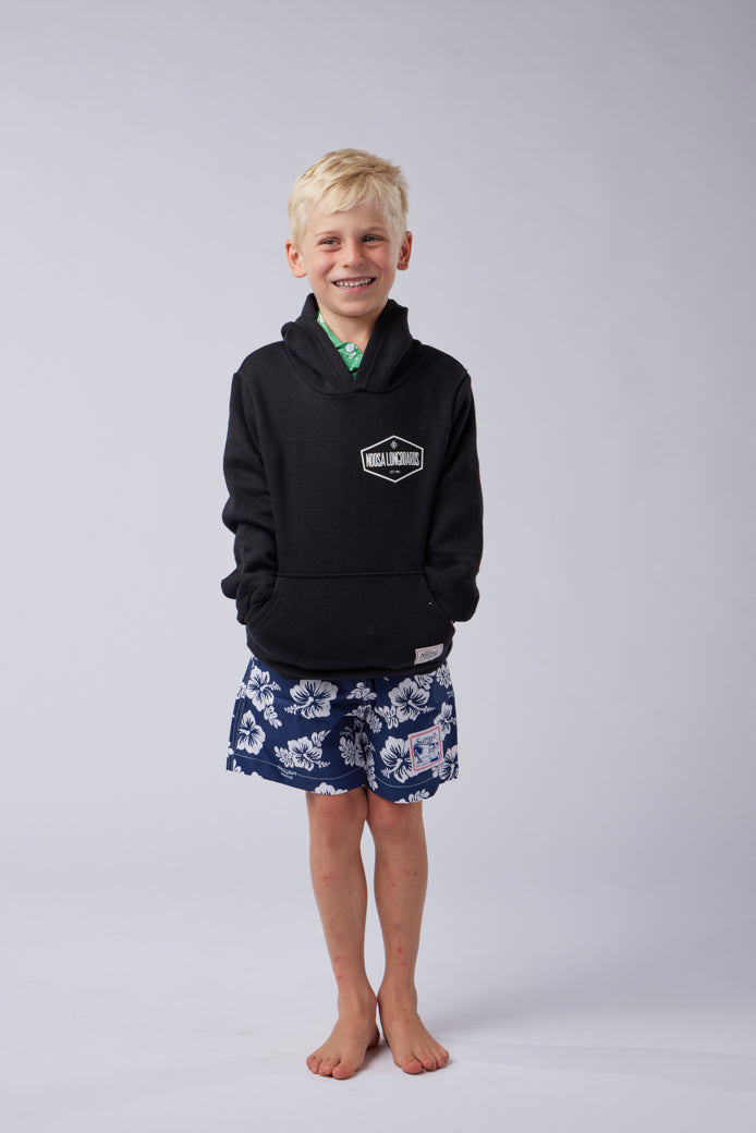 Kids Address Hoody Black