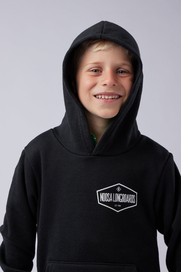 Kids Address Hoody Black