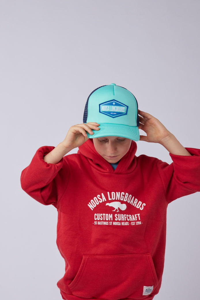 Kids Custom Surfcraft  Hoody Red