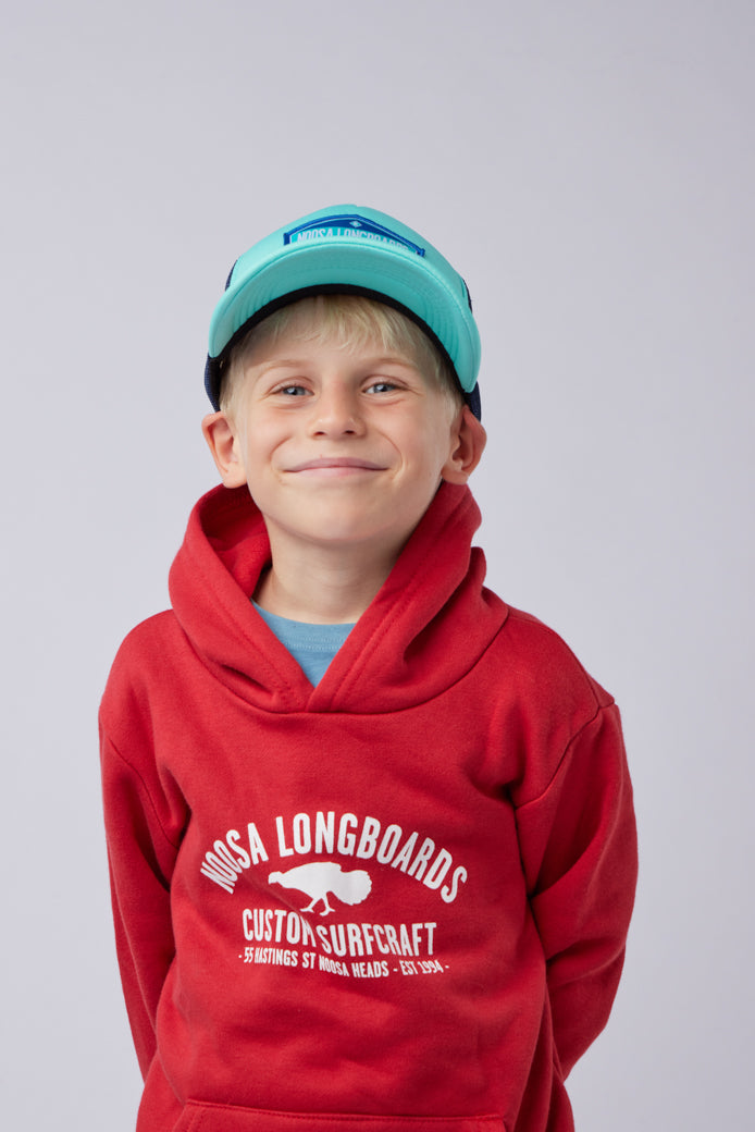 Kids Custom Surfcraft  Hoody Red