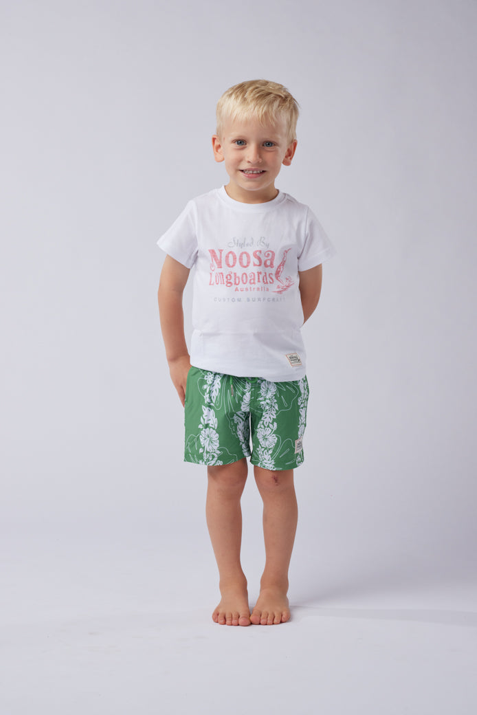 Kids Custom Surfcraft Tee White