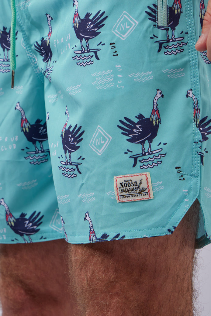 NL Scrub Club Swim Shorts Teal