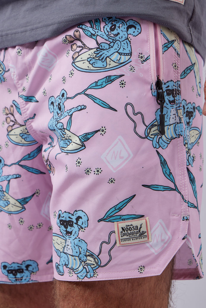 NL Koala Swim Shorts Pink