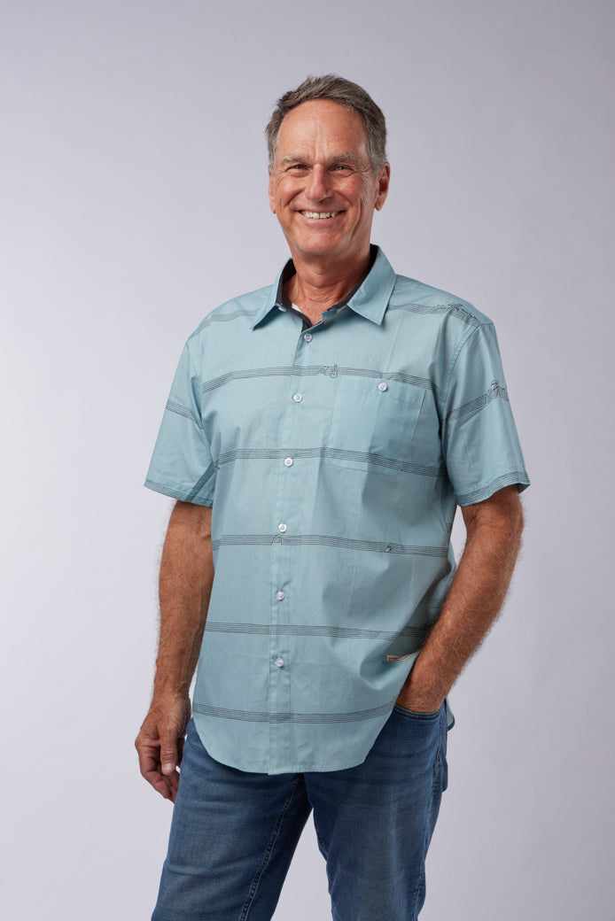 NL Surf Lines Button up shirt