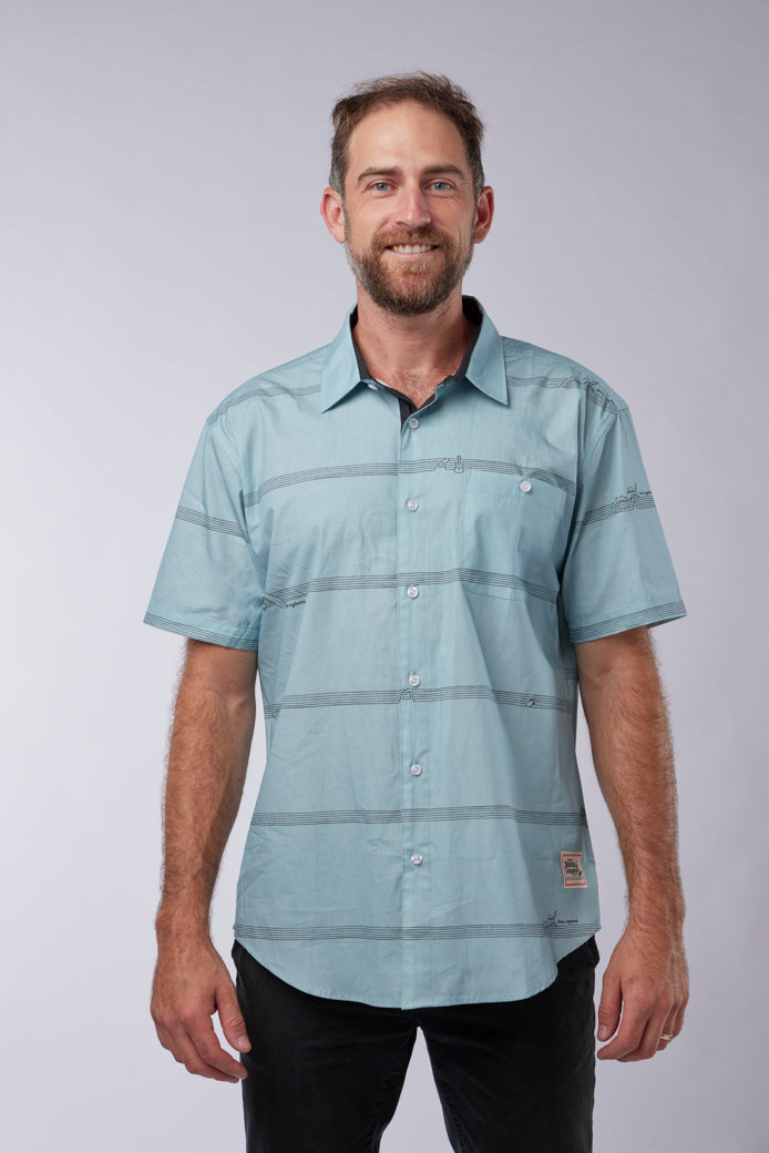 NL Surf Lines Button up shirt