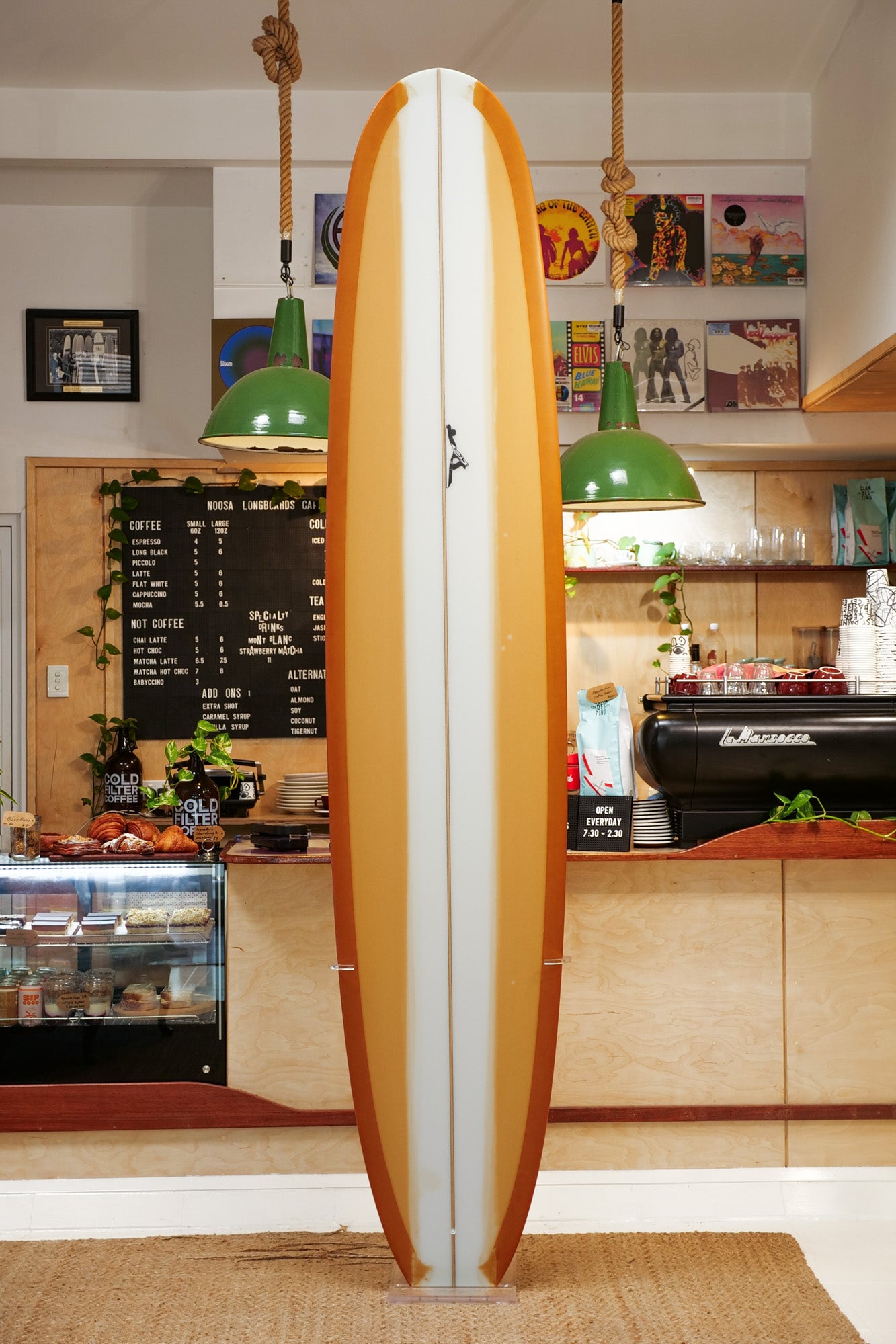 Thomas Surfboards New Faithful Orange 9'6 – Noosa Longboards