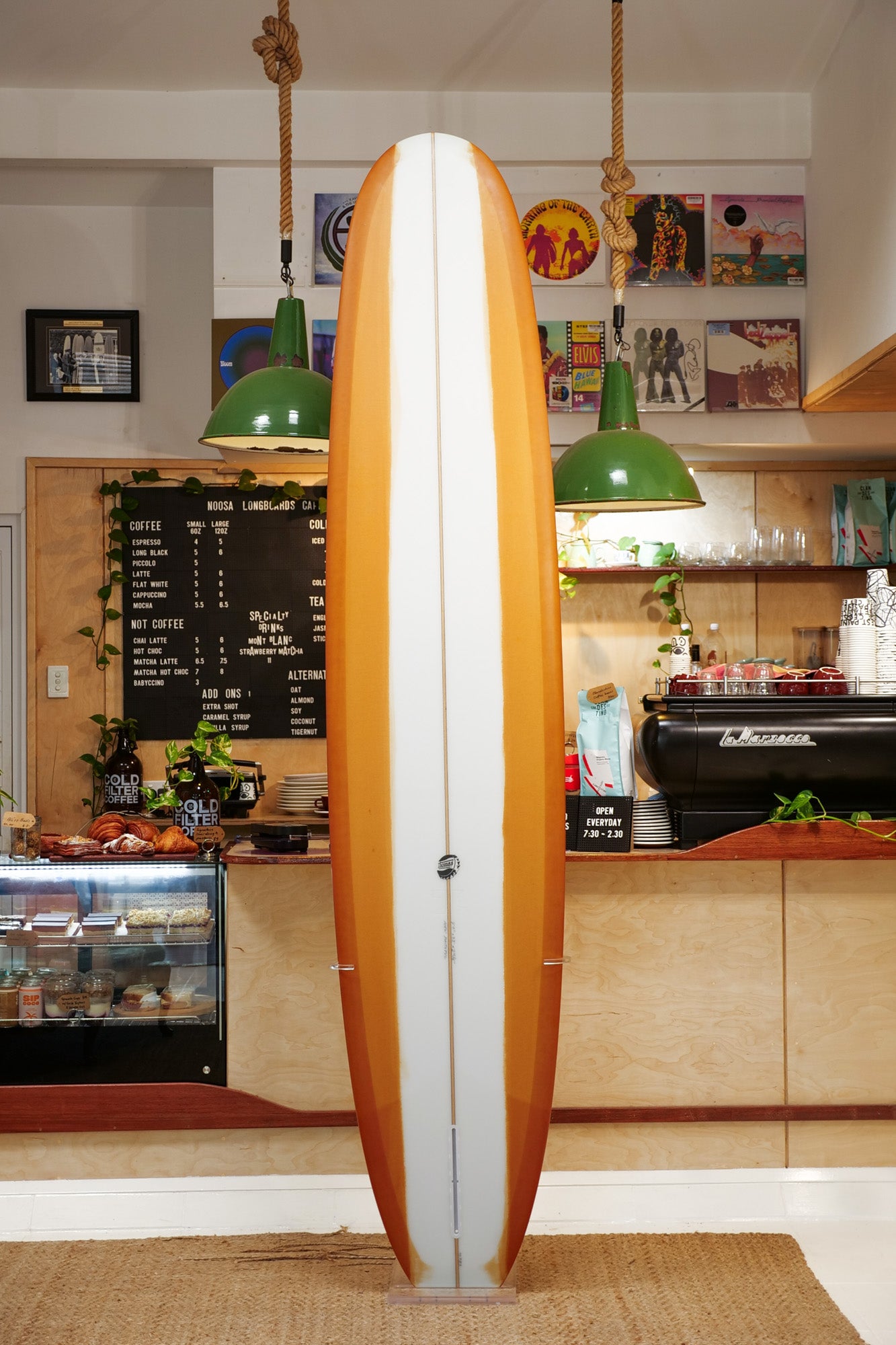 Thomas Surfboards New Faithful Orange 9'6 – Noosa Longboards