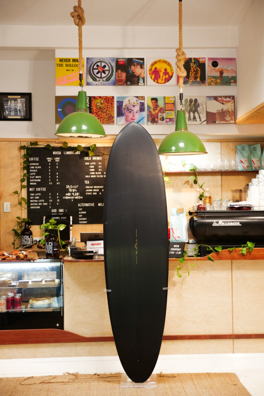 7'2" Vouch Evo Black polished deck insert