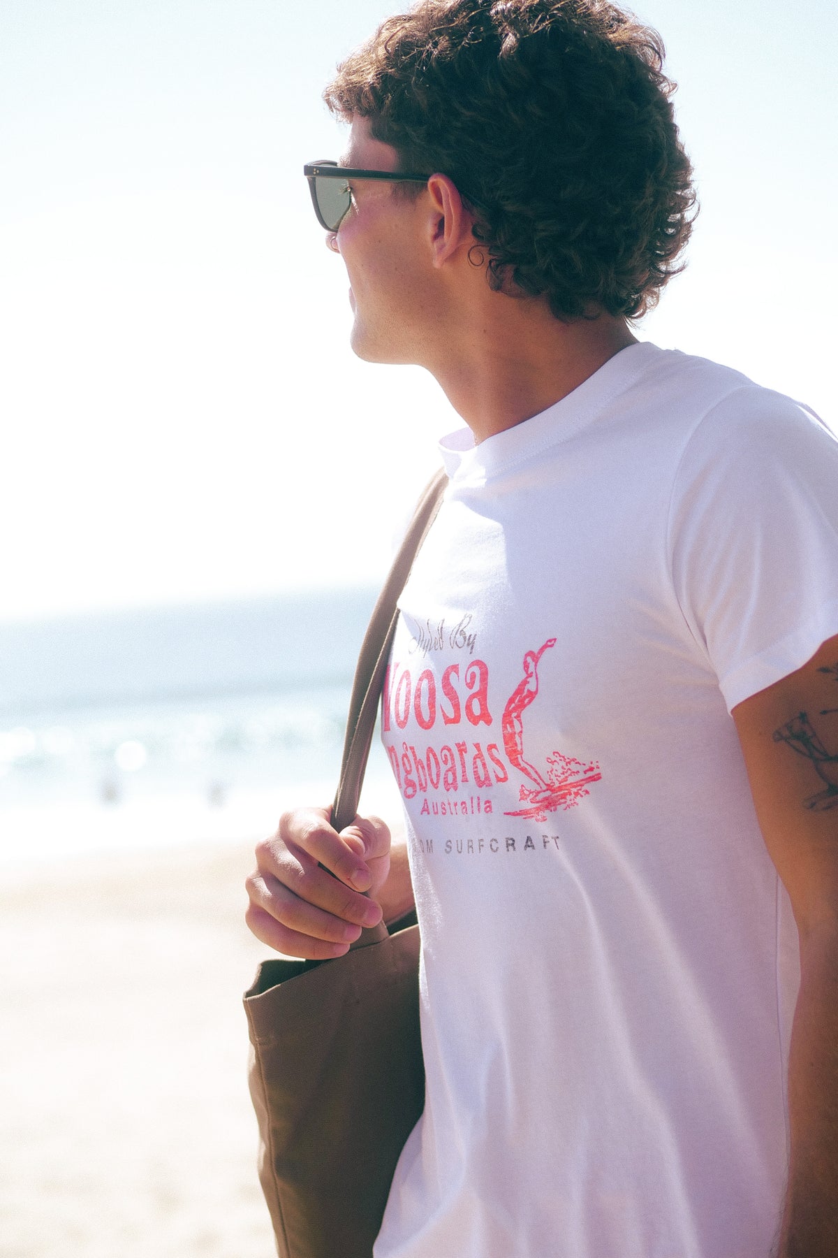 Custom Surfcraft Tee White
