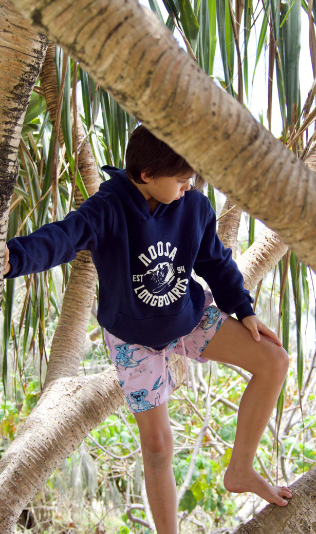 Kids Established  Hoody Navy