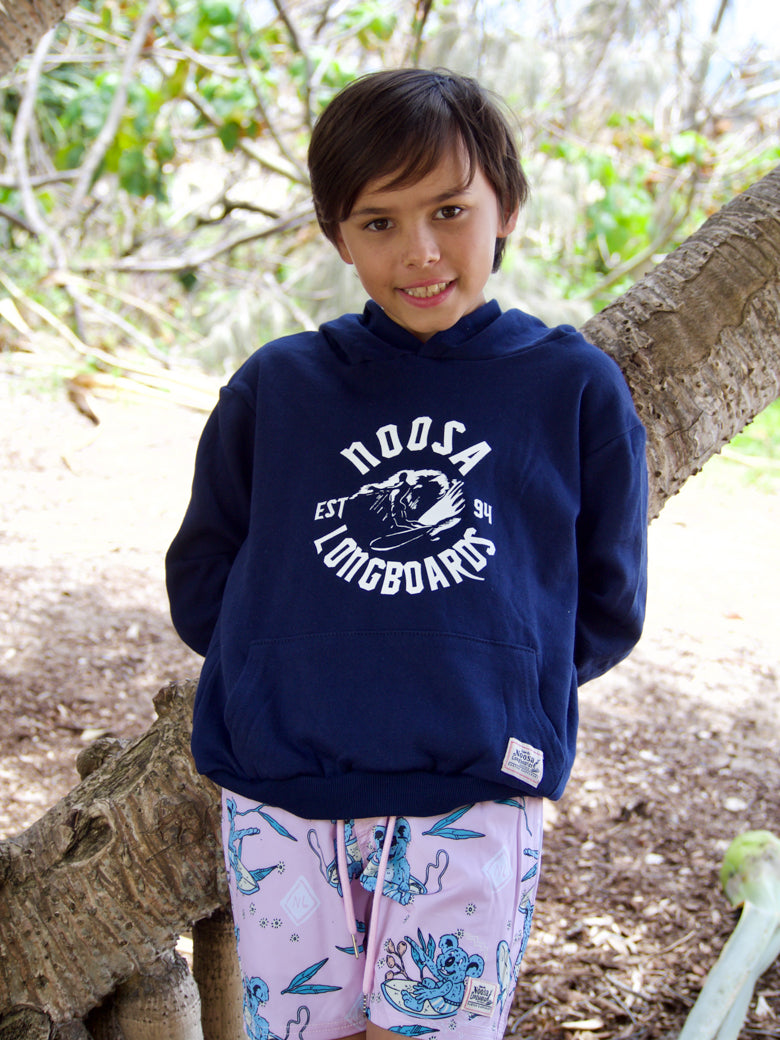 Kids Established  Hoody Navy