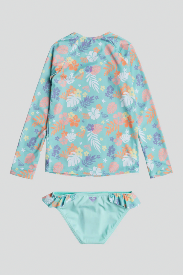 BEACH BAY LS LYCRA SET / BEACH GLASS BEACH BAY-BE