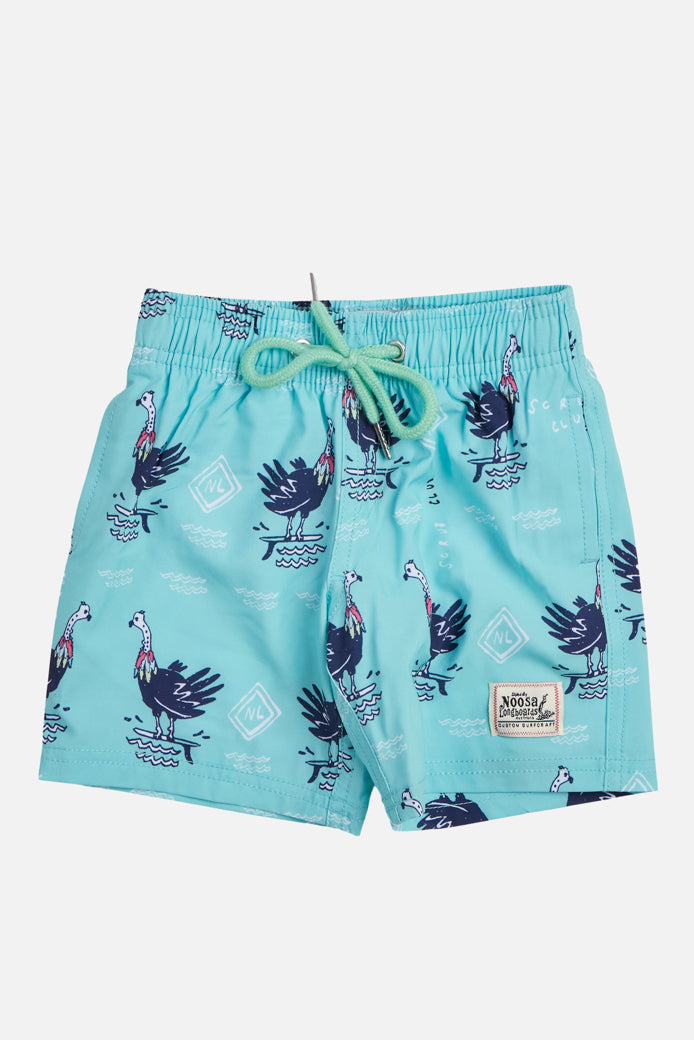 NL Kids Scrub Club Swim Shorts Teal