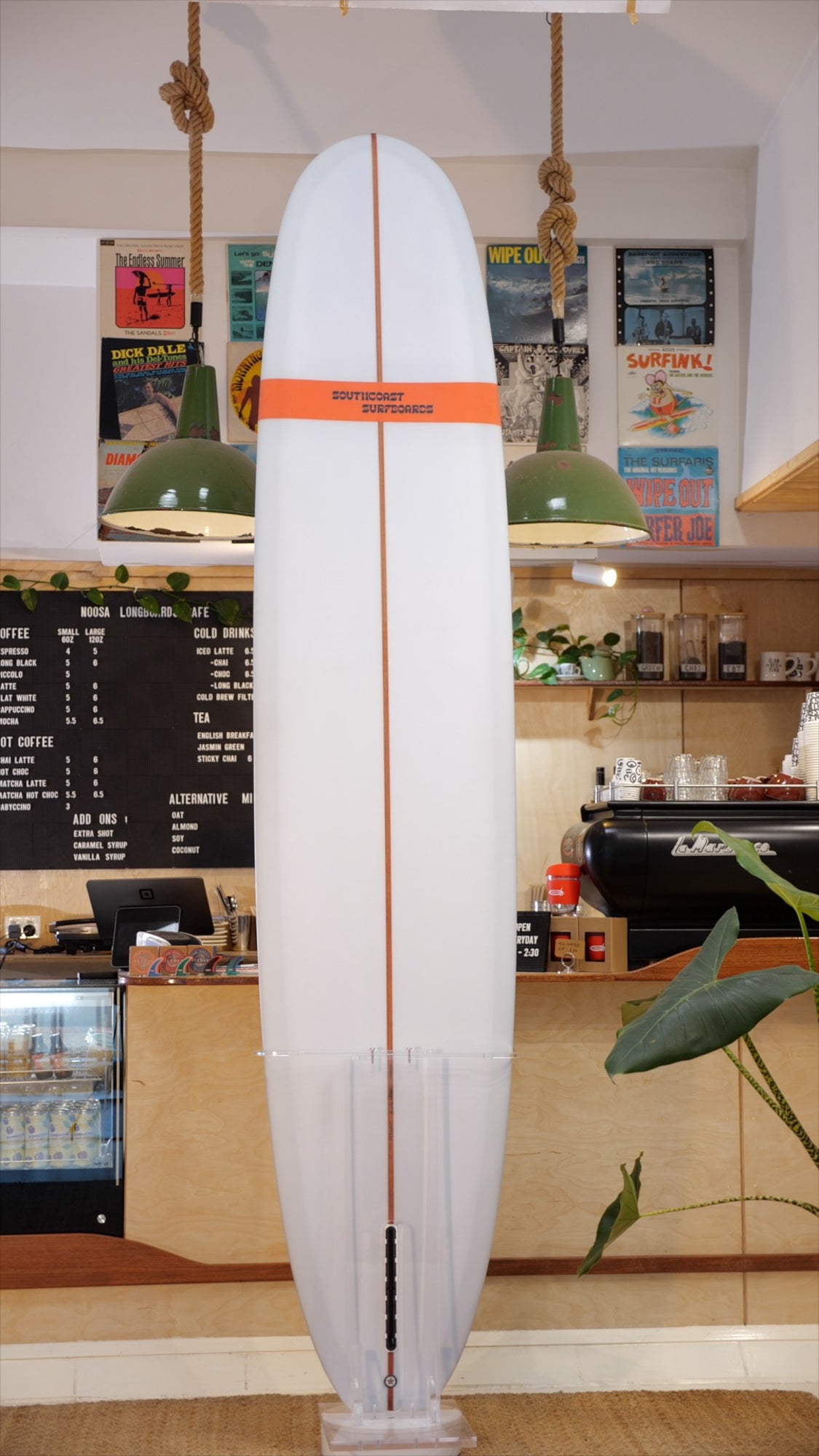 Southcoast Surfboards - Virtuoso 9.6 Orange Comp Band