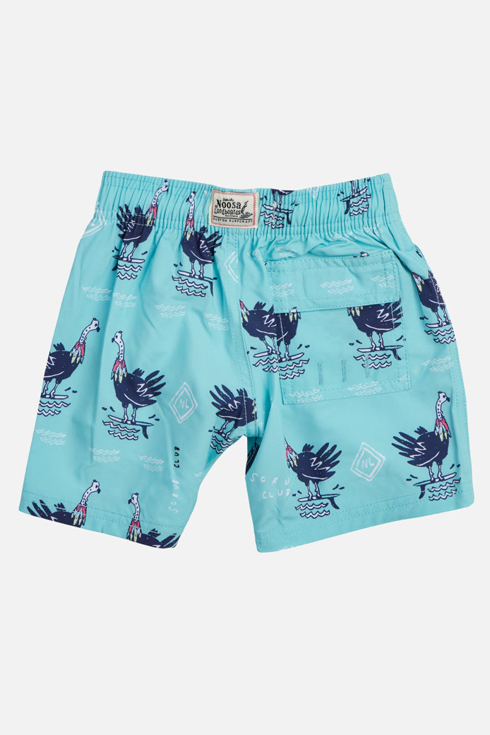 NL Kids Scrub Club Swim Shorts Teal