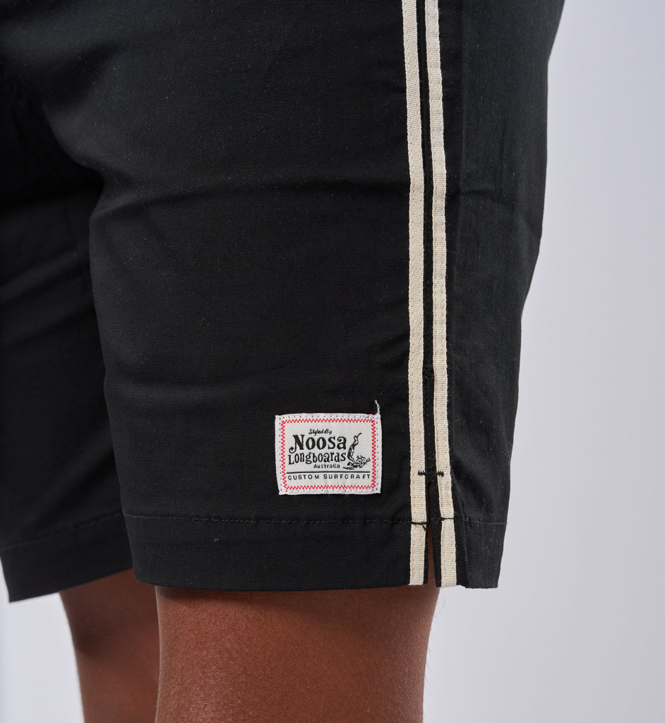 Classic Noosa Longboards Board Shorts Black