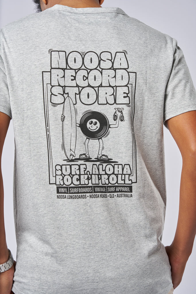 Record Store Tee Grey Marle