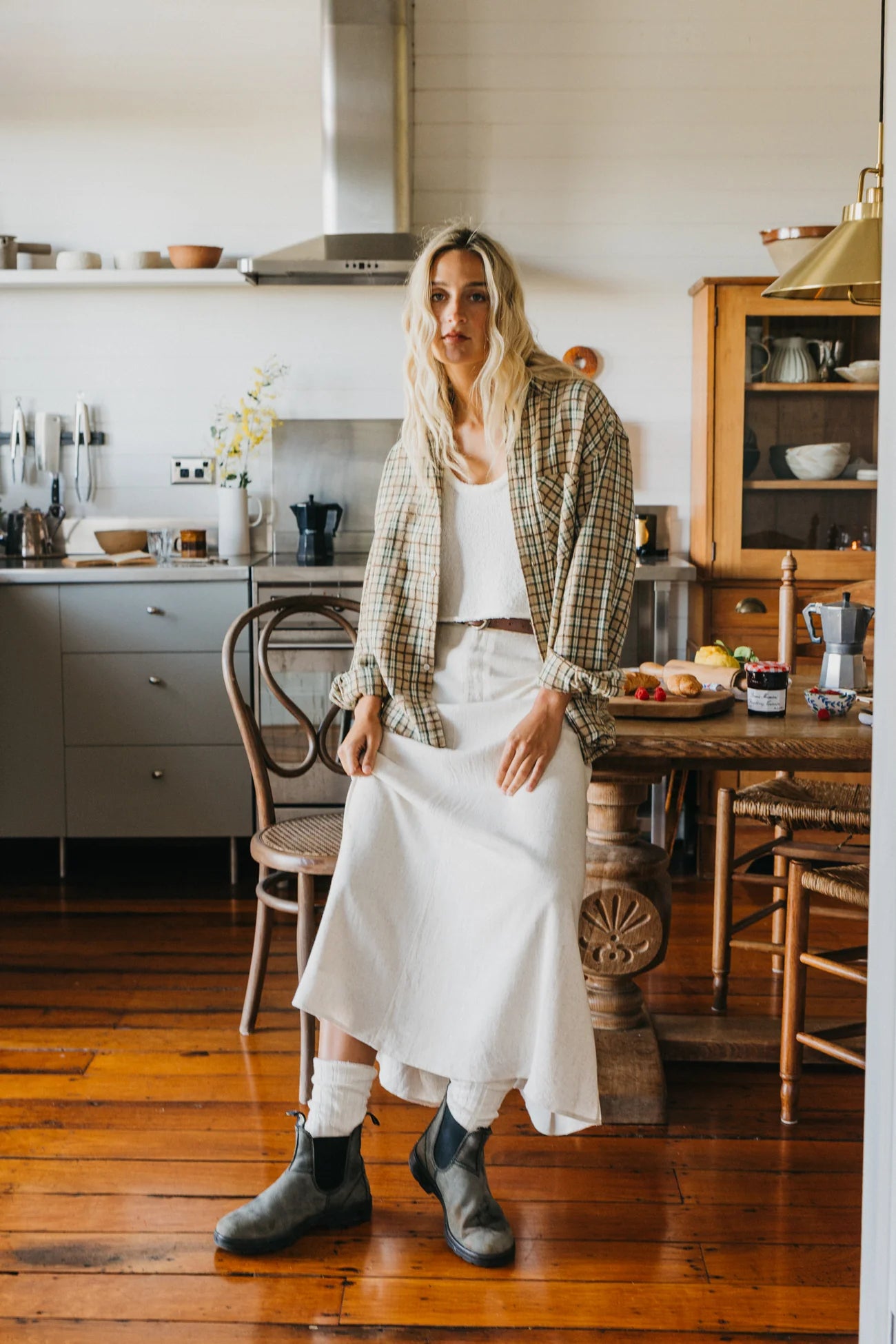 Ottway - Klara Beige Maxi Skirt