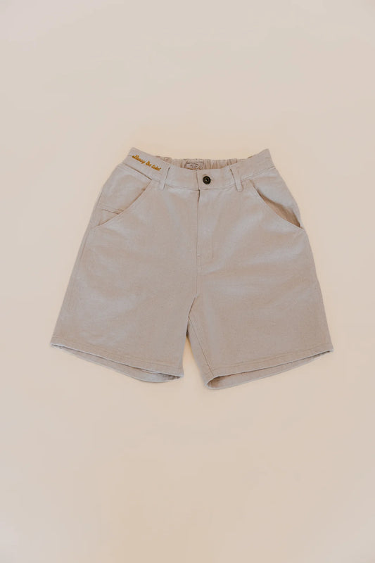 Ottway - Ottway Ben Roy Baggy Shorts - Oat