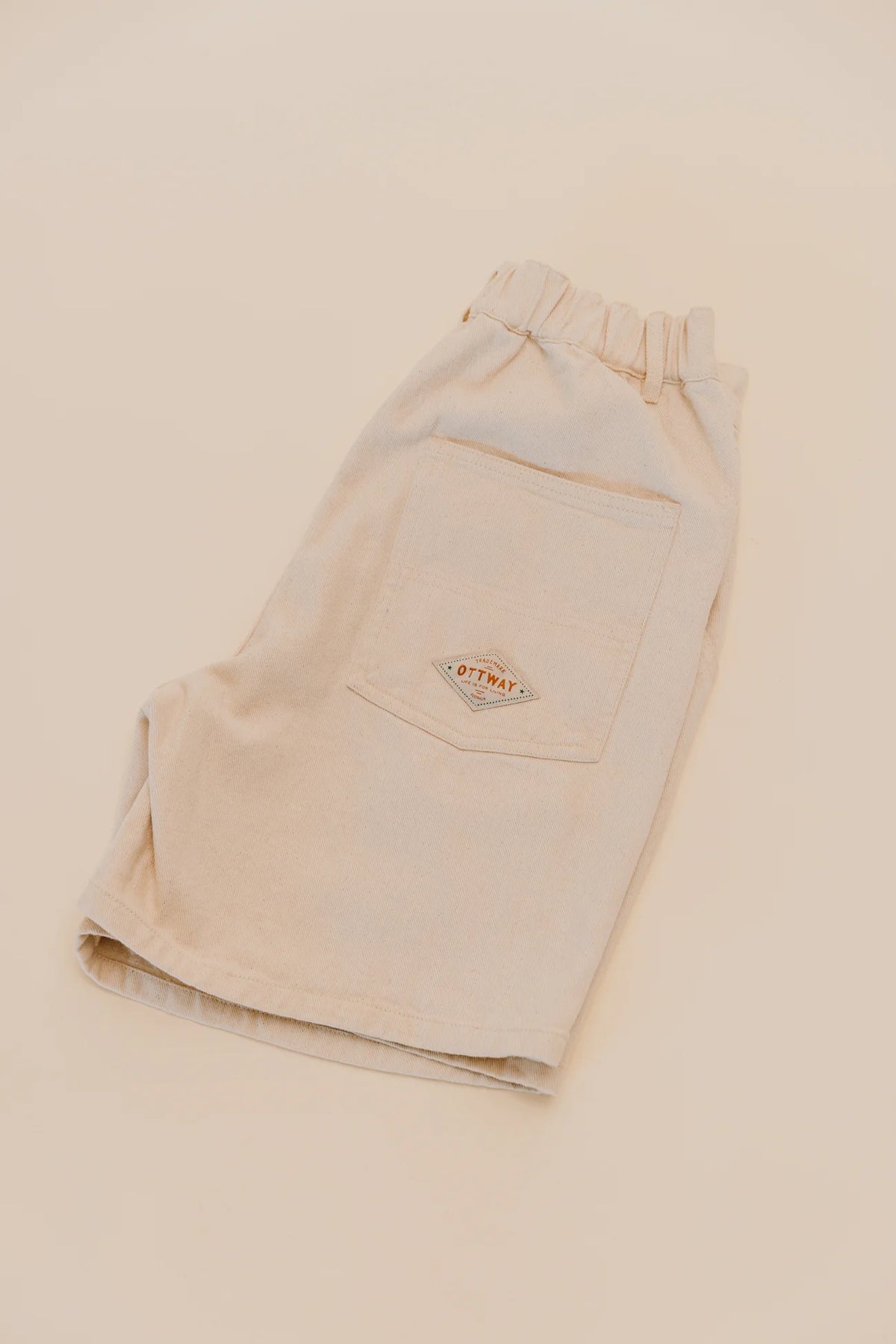 Ottway - Ottway Ben Roy Baggy Shorts - Oat