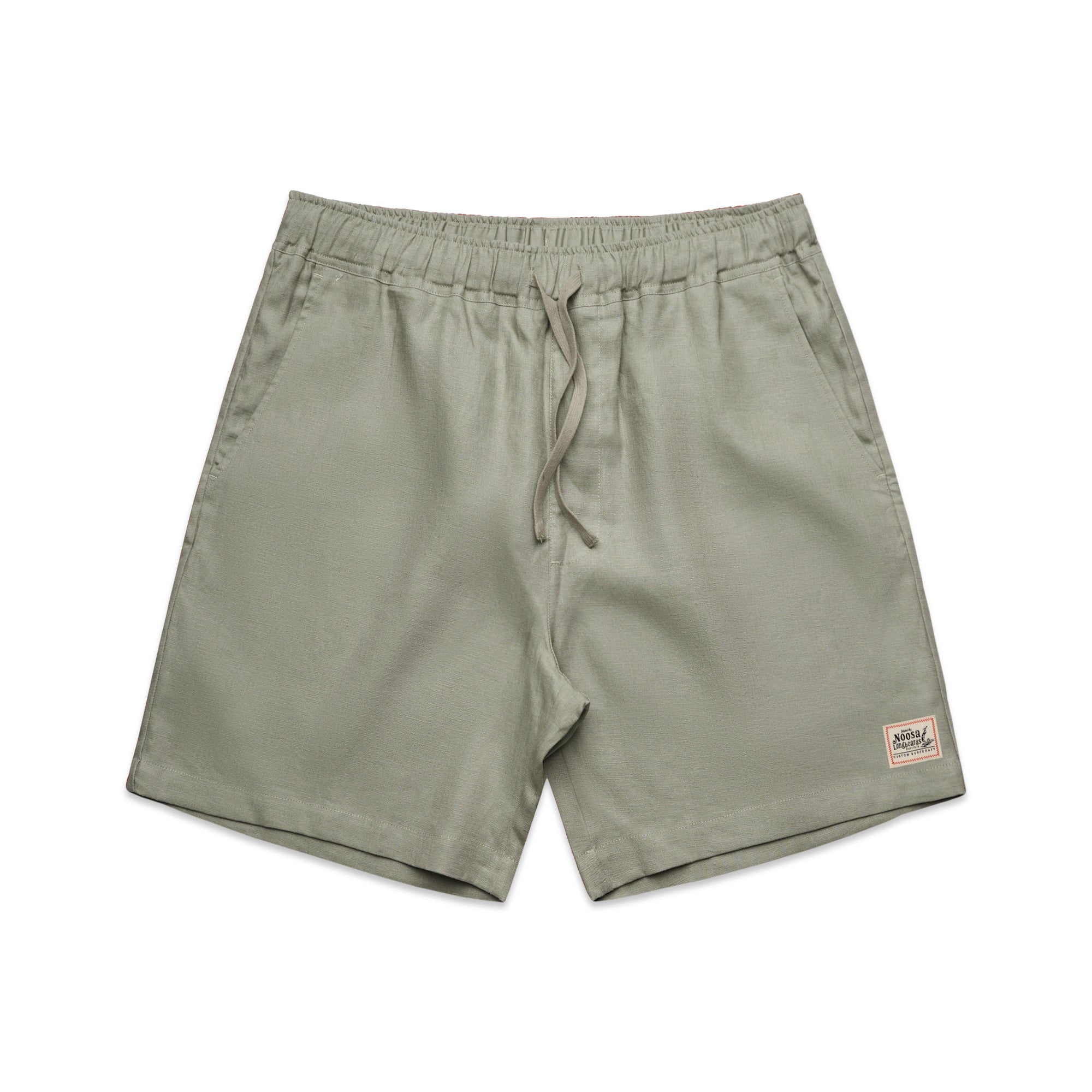 NL Mens Linen Short Eucalyptus