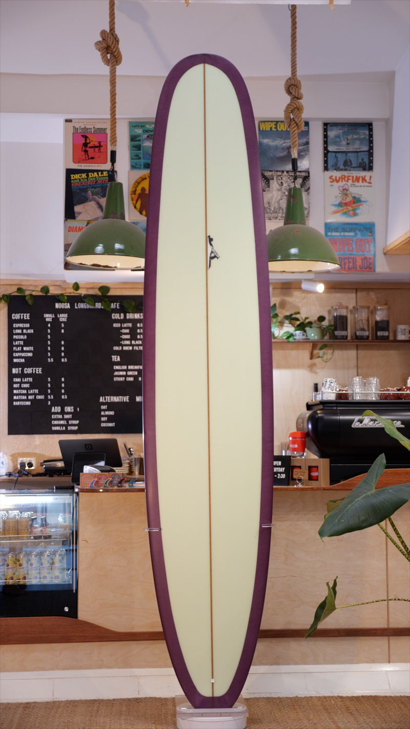 Thomas Surfboards 9'4 Keeper 2.0 Purple and Green