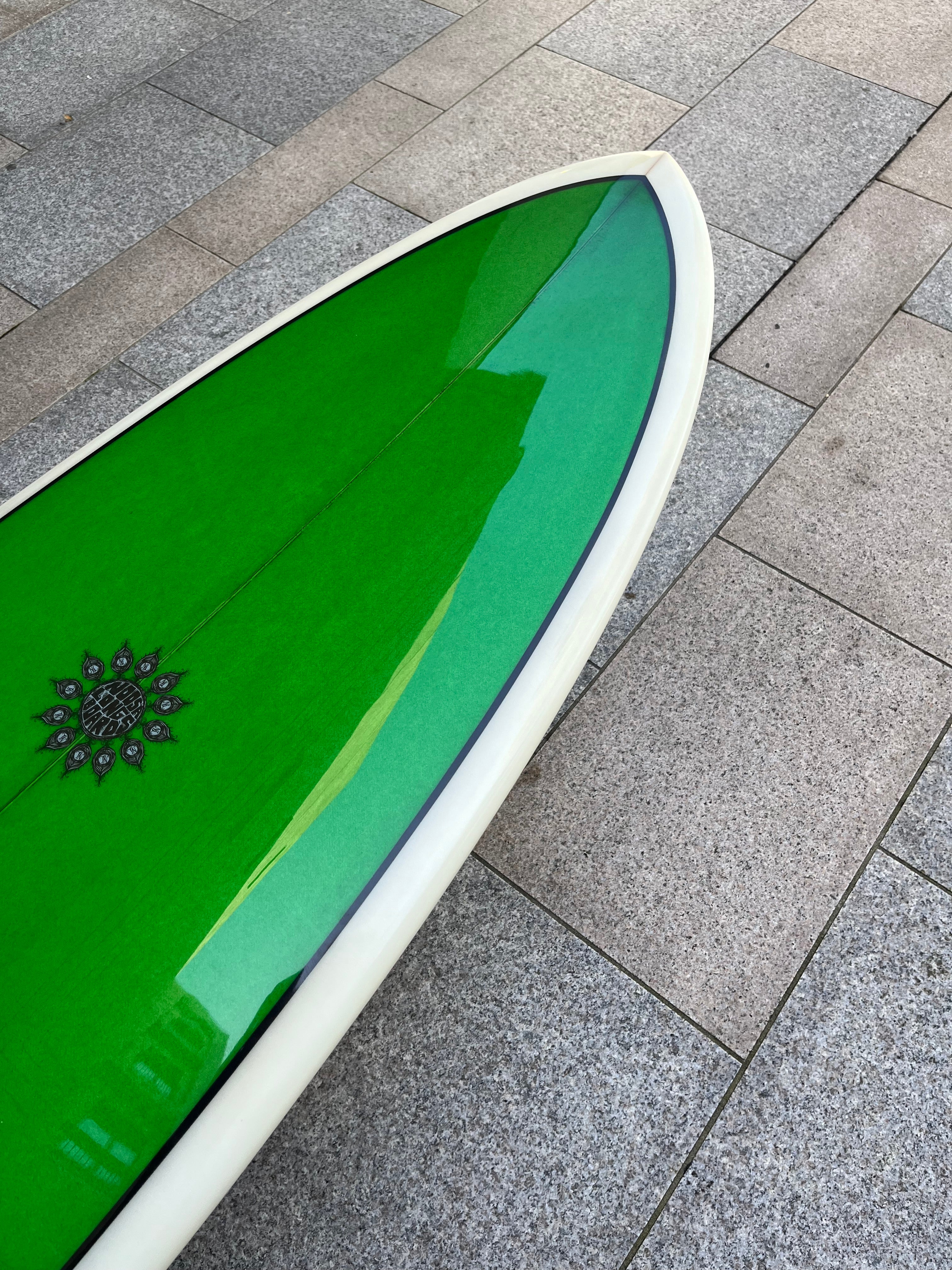 7'4 Boiling Pot Moss Green Deck Cream Bottom