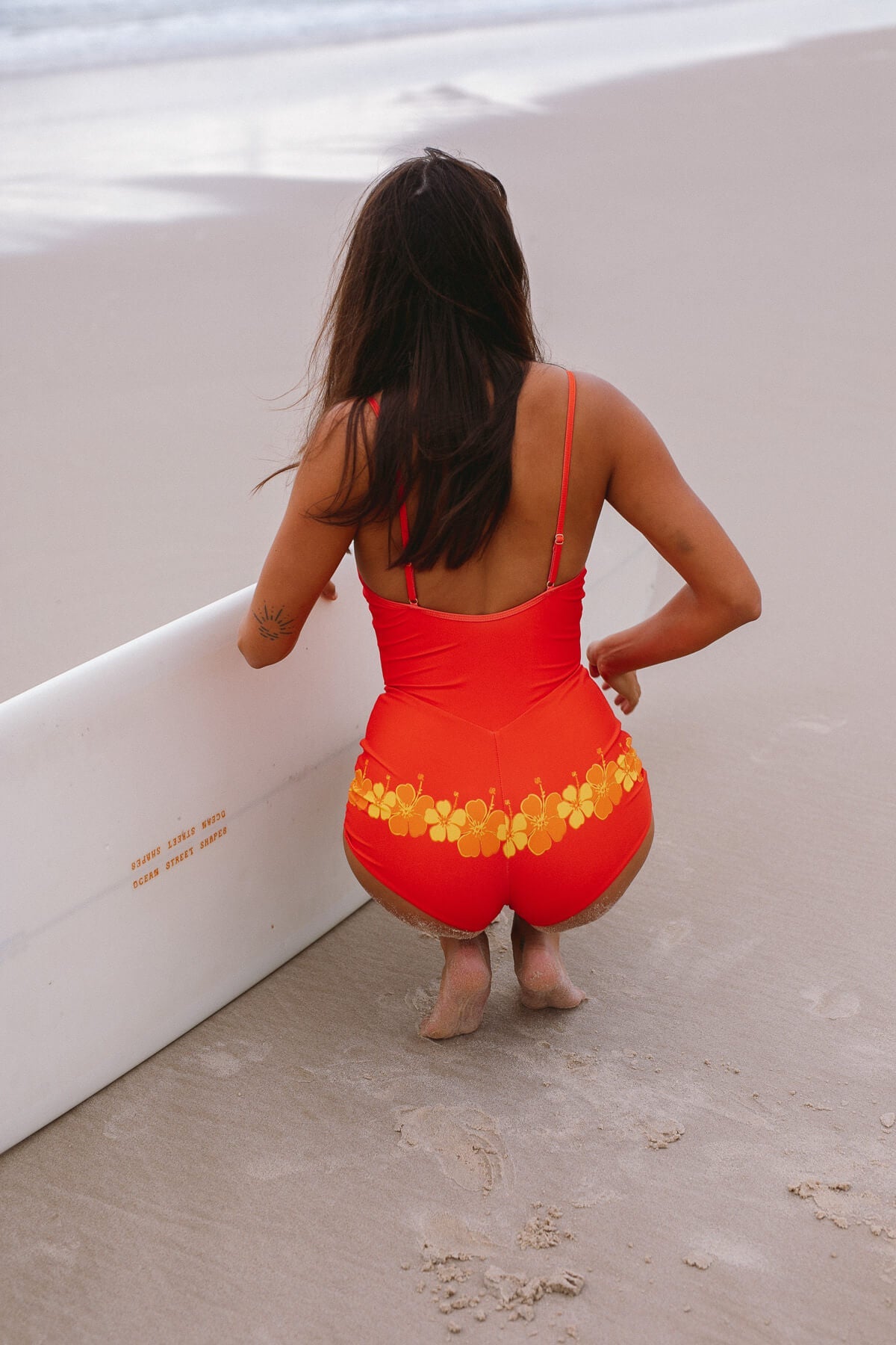 Inner Relm - Holiday Surf Suit Tangerine
