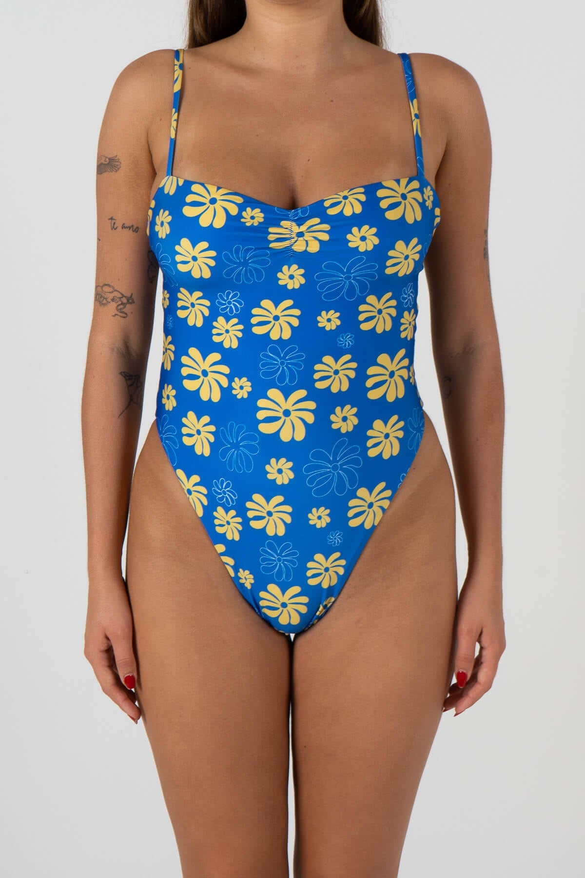 Inner Relm - Kindness One Piece - Blue Flower